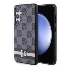 DKNY PU Leather Checkered Pattern and Stripe zadní kryt pro Samsung Galaxy S24 Black DKNY PU Leather Checkered Pattern and Stripe zadní kryt pro Samsung Galaxy S24 Black