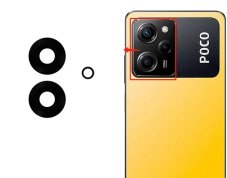 Csere hátsó kameraüveg - Xiaomi Poco X5 Pro