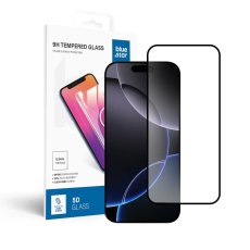 Ochranné tvrdené sklo to iPhone 16 Pro / 17 / 18 (Full Glue) Blue Star 5D Black
