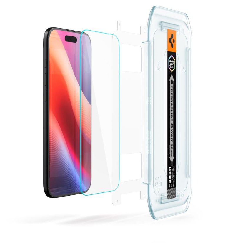 Ochranné tvrdené sklo Spigen Glas.Tr ”Ez Fit Ac” 2-Pack iPhone Air Clear