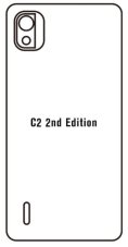 Hydrogel - zadná ochranná fólia - Nokia C2 2nd Edition