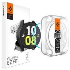 Ochranné tvrdené sklo Spigen Glas.Tr ”Ez-Fit” 2-Pack Samsung Galaxy Watch 6 (44 mm) Clear