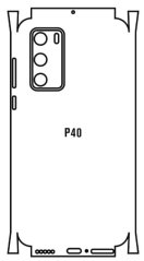 Hydrogel - full cover zadná ochranná fólia - Huawei P40