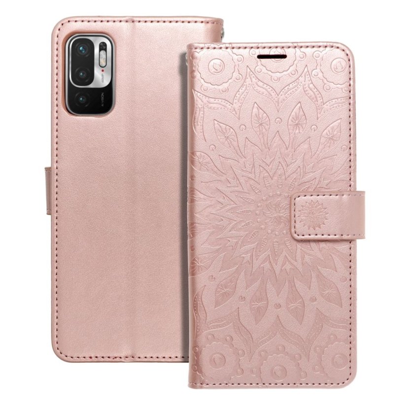 Kryt Mezzo Book Case Xiaomi Redmi Note 10 5G / Poco M3 Pro / Poco M3 Pro 5G Mandala Rose Gold