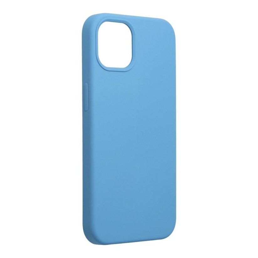 Kryt Forcell Silicone Case  iPhone 13 tmavomodrý (without hole)