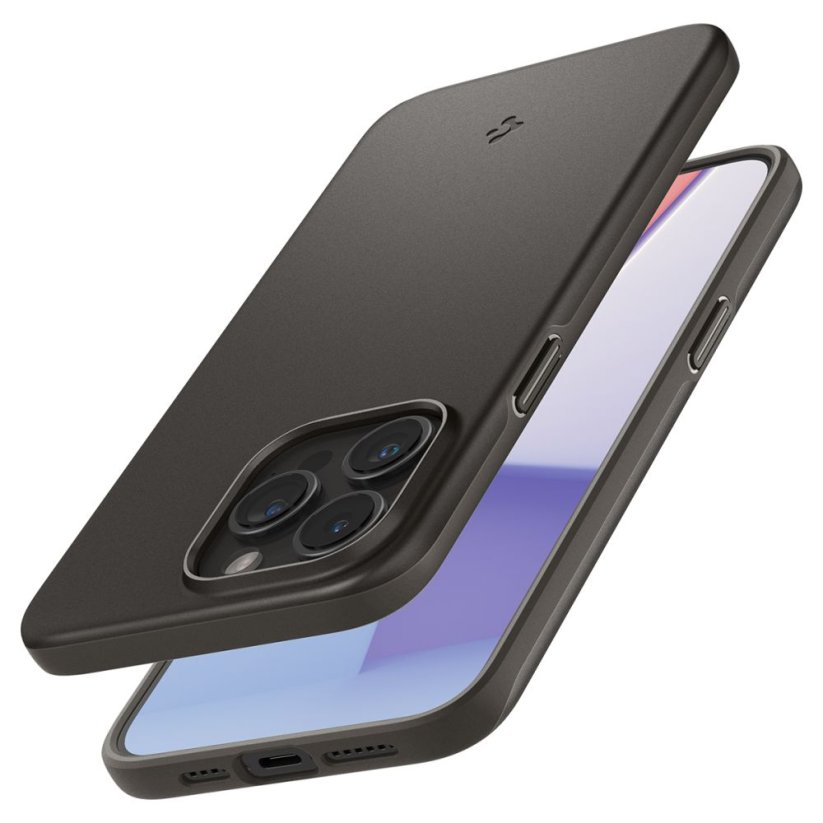 Kryt Spigen Thin Fit iPhone 15 Pro Max Gunmetal