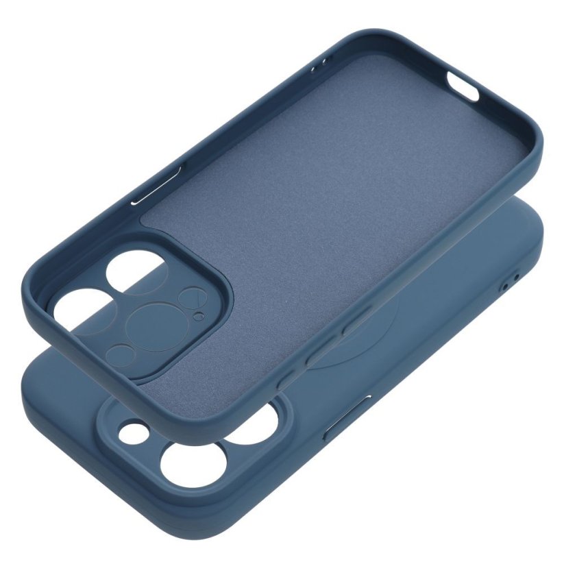 Kryt Silicone Mag Cover Case s MagSafe iPhone 15 Pro Blue