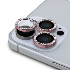 Guess Fixed Glliter Ochrana čočiek pre iPhone 16 Pro/16 Pro Max Pink Guess Fixed Glliter Ochrana čočiek pre iPhone 16 Pro/16 Pro Max Pink