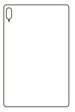 Hidrogél - hástó védőfólia - Samsung Galaxy Tab S9 FE+ 12.4