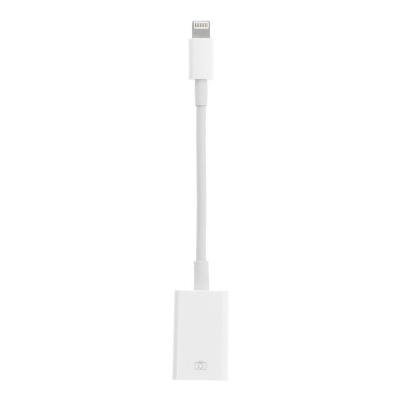 Adapter Otg USB A (Female) to Lightning (Male) White