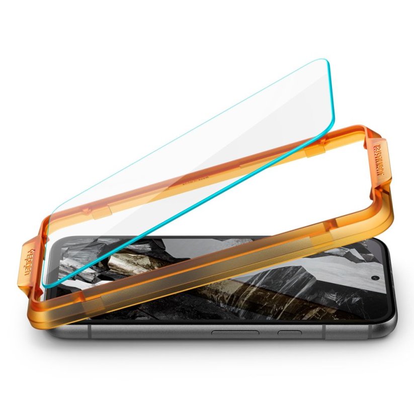 Ochranné tvrdené sklo Spigen Alm Glas.Tr 2-Pack Google Pixel 8A Clear