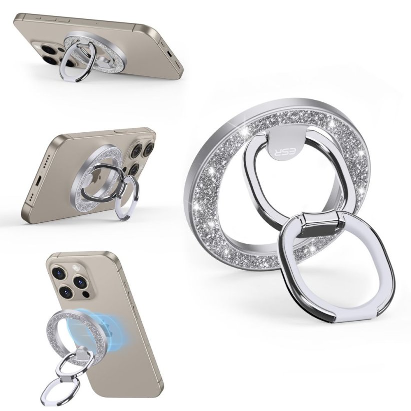 Kryt ESR Halolock Magnetic Magsafe Phone Ring Stand Rhinestone