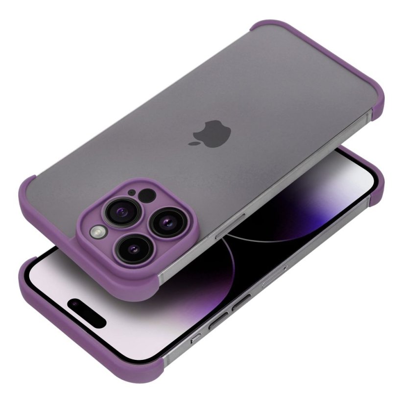 Kryt mini Bumpers With Camera Island Protection Case iPhone 13 Pro Dark Purple