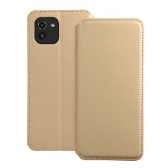 Kryt Dual Pocket Book Case Samsung Galaxy A03 Gold Kryt Dual Pocket Book Case Samsung Galaxy A03 Gold