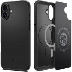 Kryt Spigen Thin Fit Mag Magsafe iPhone 16 Plus Black Kryt Spigen Thin Fit Mag Magsafe iPhone 16 Plus Black