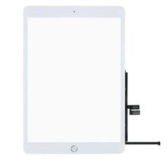 Apple iPad 7 (10.2) 2019, iPad 8 (10.2) 2020 - dotyková plocha, sklo (digitizér) + home tlačítko - biele Apple iPad 7 (10.2) 2019, iPad 8 (10.2) 2020 - dotyková plocha, sklo (digitizér) + home tlačítko - biele