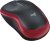 Wireless Mouse Logitech 2,4G 1000 Dpi M185 Red