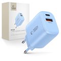 Tech-Protect Nca20 2portová síťová nabíječka PD 20W / QC3.0 Baby Blue