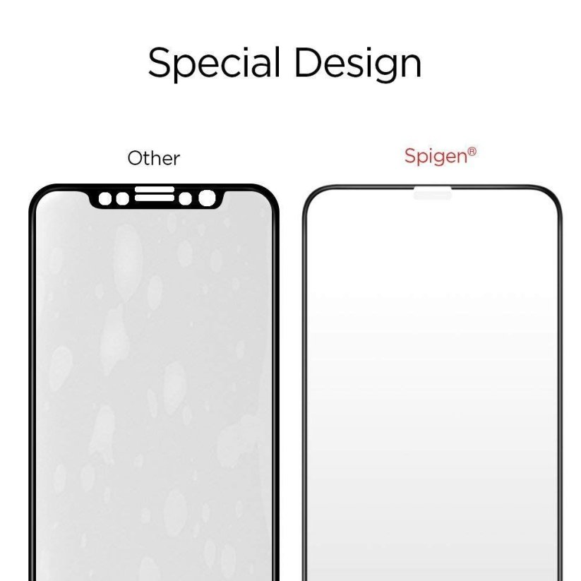 OCHRANNÉ TVRDENÉ SKLO SPIGEN GLASS FC iPhone 11 / XR BLACK