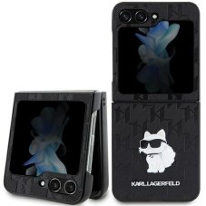 Kryt Karl Lagerfeld Case Samsung Galaxy Z Flip 5 Klhczf5Sapchnpk (Saffiano Mono Choupette Pin) Black
