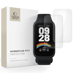 Remienok Hydrogelova fólia Tech-Protect Anti-Spy Tvrdená Fólia Fit+ 2-Pack Xiaomi Smart Band 9 Active Clear Remienok Hydrogelova fólia Tech-Protect Anti-Spy Tvrdená Fólia Fit+ 2-Pack Xiaomi Smart Band 9 Active Clear