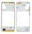 Samsung Galaxy A51 - Středový rámeček - Prism Crush white