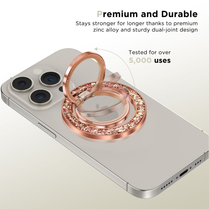 Tech-Protect mmr200 Magnetic Magsafe Phone Ring Rose Gold