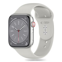 Remienok Tech-Protect Silicone Apple Watch 6 / 7 / 8 / 9 / 10 / SE / Ultra 1 / 2 (44 / 45 / 46 / 49 mm) Stone Remienok Tech-Protect Silicone Apple Watch 6 / 7 / 8 / 9 / 10 / SE / Ultra 1 / 2 (44 / 45 / 46 / 49 mm) Stone
