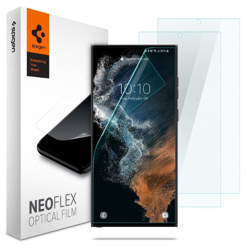 Hydrogel fólia Hydrogelova fólia Spigen Neo Flex 2-Pack Samsung Galaxy S22 Ultra