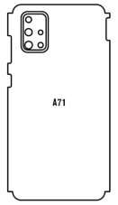 Hydrogel - zadná ochranná fólia - Samsung Galaxy A71 Hydrogel - zadná ochranná fólia - Samsung Galaxy A71