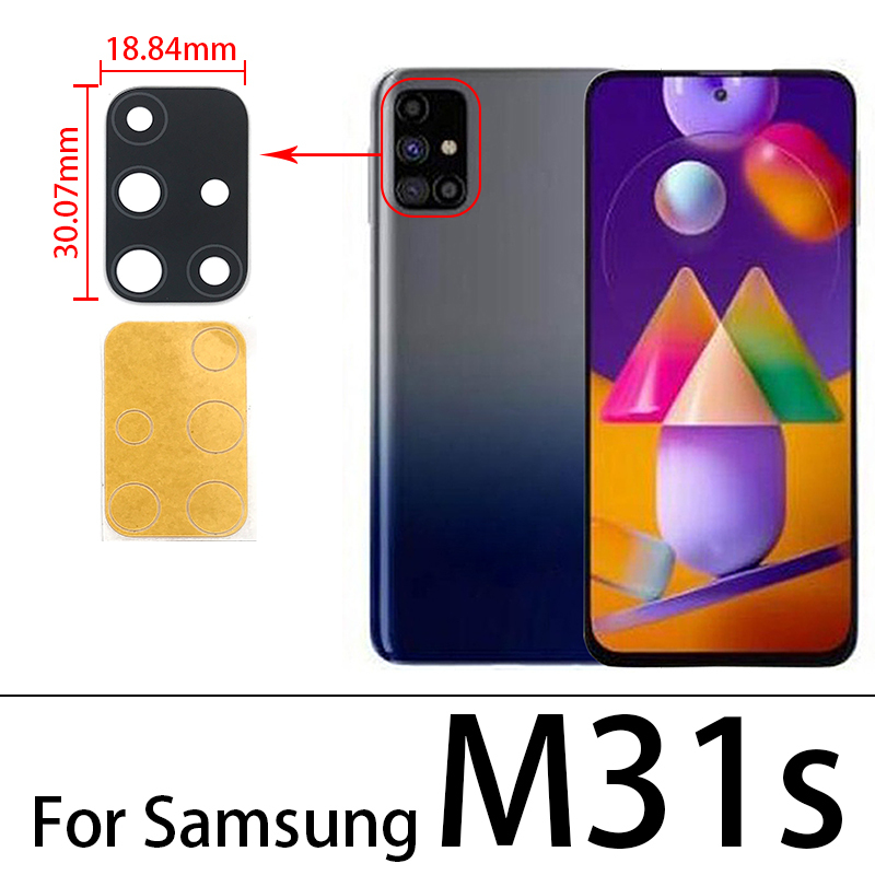 Náhradné sklo zadnej kamery - Samsung Galaxy M31s/M51