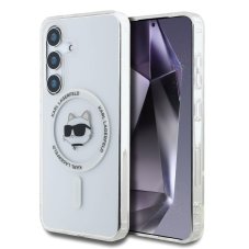 Karl Lagerfeld IML Choupette Head MagSafe tok Samsung Galaxy S25+ átlátszóhoz