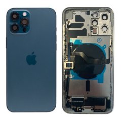 Apple iPhone 12 Pro Max - Zadný housing s predinštalovanými dielmi (Pacific Blue)