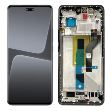 OLED kijelző + érintőképernyő fekete kerettel – Xiaomi 13 Lite