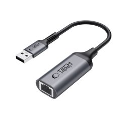 Redukcia Tech-Protect Ultraboost Adapter Usb 3.0 to Ethernet Rj45 1000Mbps Black