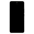 Kijelző kerettel Xiaomi Redmi Note 14 Pro 5G Black (Service Pack - eredeti pótalkatrész)