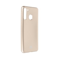 Kryt Jelly Case Mercury Samsung Galaxy A21 zlatý