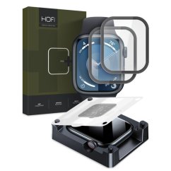 2ks v balení, set hybridných skiel Hofi Hybrid Pro+ 2-Pack Apple Watch 7 / 8 / 9 (45 mm) Black