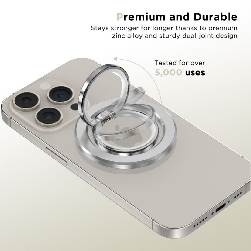 Tech-Protect mmr300 Magnetic Magsafe Phone Ring Silver