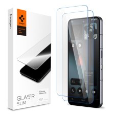 2ks v balení, set ochranných skiel Spigen Glas.Tr Slim 2-Pack Nothing Phone 3 Clear 2ks v balení, set ochranných skiel Spigen Glas.Tr Slim 2-Pack Nothing Phone 3 Clear