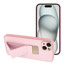 Kryt Leather Case Kickstand iPhone 15 Plus Pink Kryt Leather Case Kickstand iPhone 15 Plus Pink