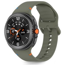 Remienok Tech-Protect Silicone Samsung Galaxy Watch 8 / Classic (40 / 44 / 46 mm) Army Green Remienok Tech-Protect Silicone Samsung Galaxy Watch 8 / Classic (40 / 44 / 46 mm) Army Green
