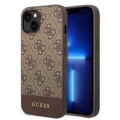 Kryt Guess Case iPhone 13 / 14 / 15 Guhcp14Sg4Glbr (4G Stripe Collection) Brown