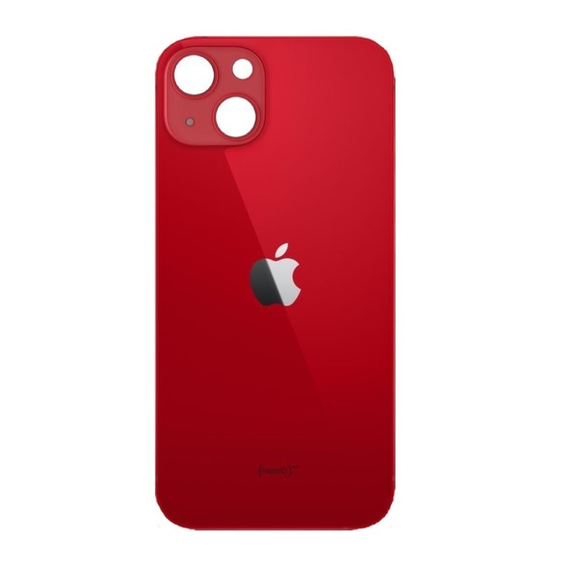 Apple iPhone 14 - Sklo zadného housingu so zväčšeným otvorom na kameru (PRODUCT)RED™