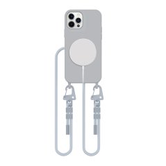 Kryt Tech-Protect Magnecklace Magsafe iPhone 12 / 12 Pro Crayon Grey Kryt Tech-Protect Magnecklace Magsafe iPhone 12 / 12 Pro Crayon Grey