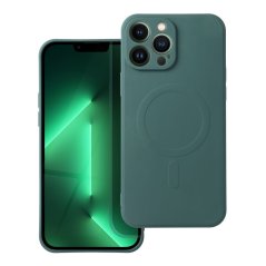 Kryt Silicone Mag Cover Case s MagSafe iPhone 13 Pro Army Green Kryt Silicone Mag Cover Case s MagSafe iPhone 13 Pro Army Green