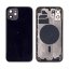 Apple iPhone 12 - Zadný housing (Black)