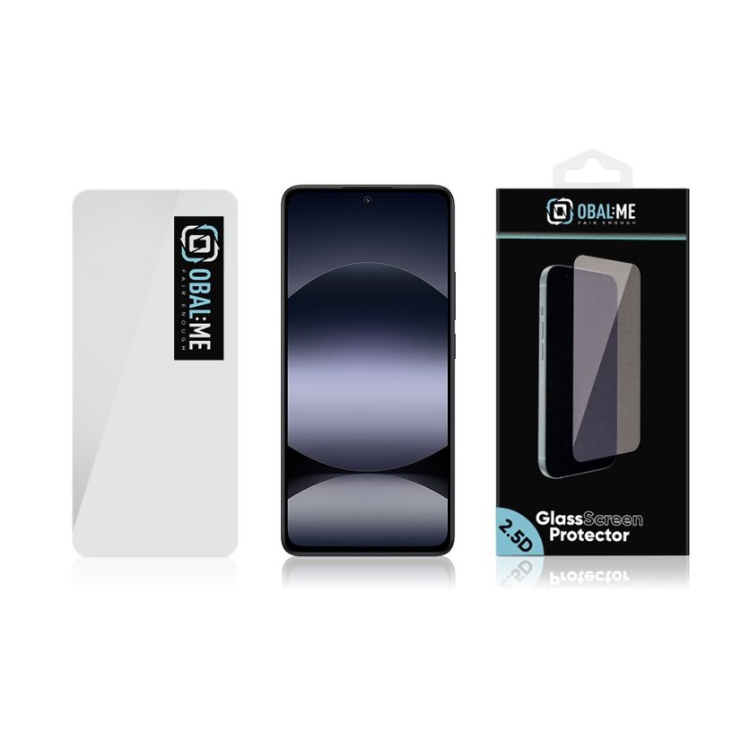 OBAL:ME 2.5D tvrdené sklo pre Xiaomi Redmi Note 14 4G/5G/14S/Poco M7 Pro 5G Clear