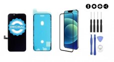 MULTIPACK - Eredeti OLED kijelző iPhone 14 + ragasztó a kijelző alatt + 3D védőüveg + szerszámkészlet