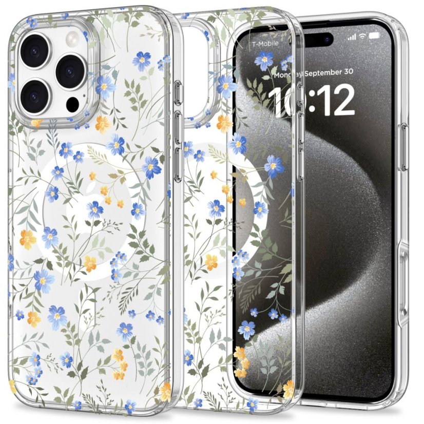 Kryt Tech-Protect Magmood Magsafe iPhone 16 Pro Spring Flowers